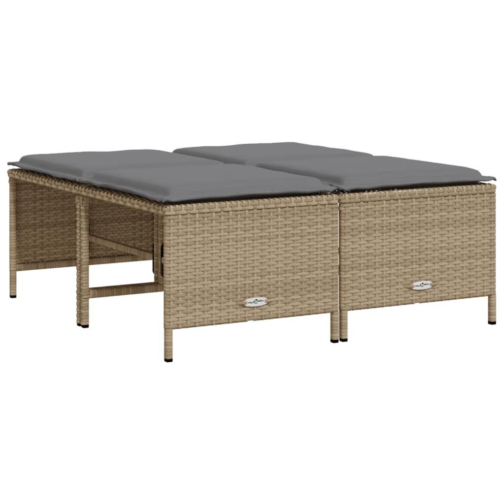VidaXL Garten sofagarnitur poly-rattan