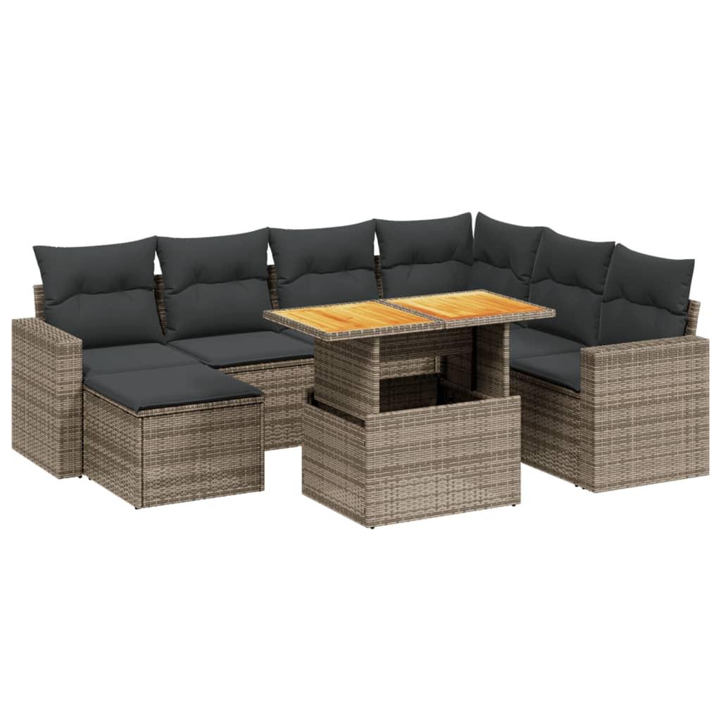 VidaXL Garten sofagarnitur poly-rattan