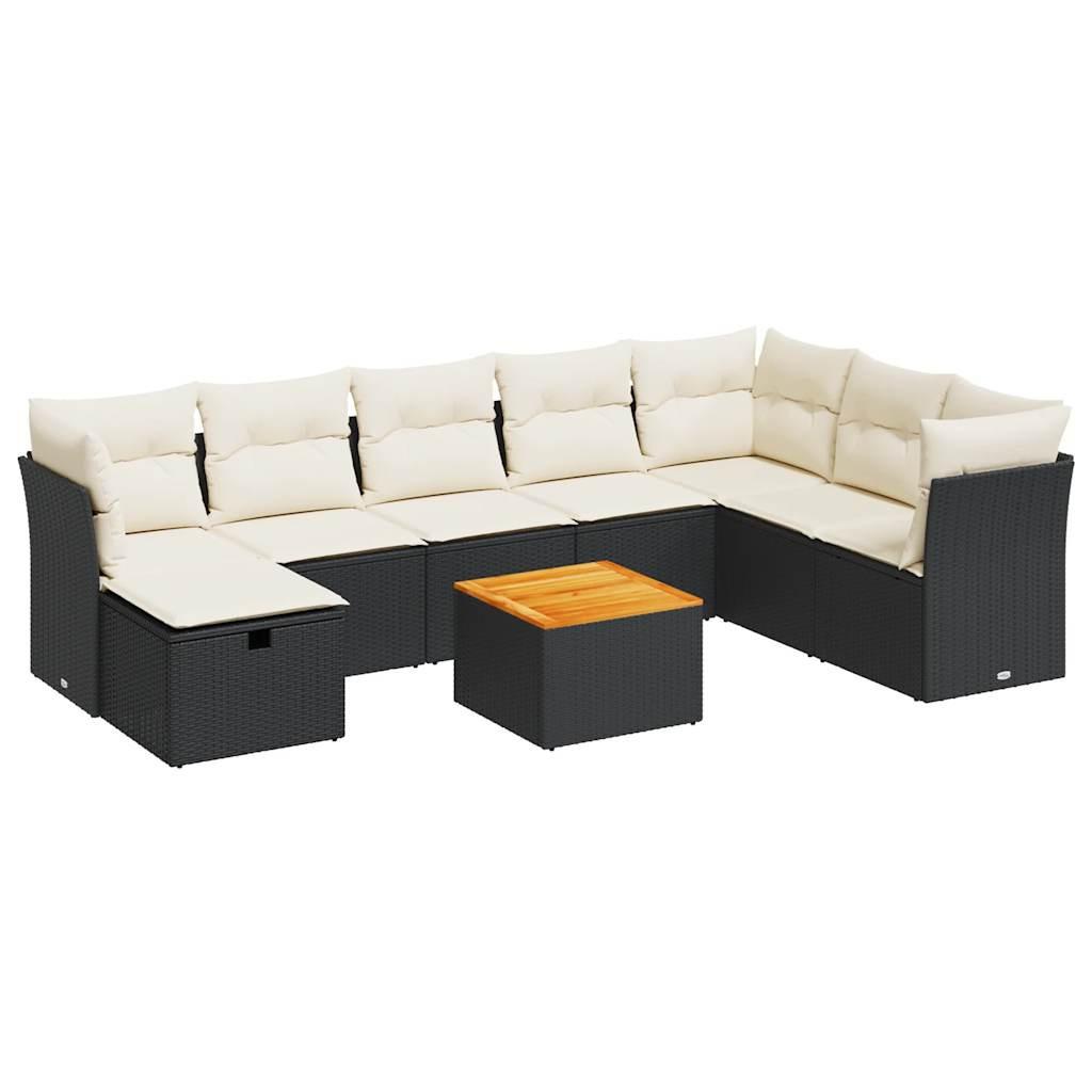 VidaXL Gartensofa set poly-rattan