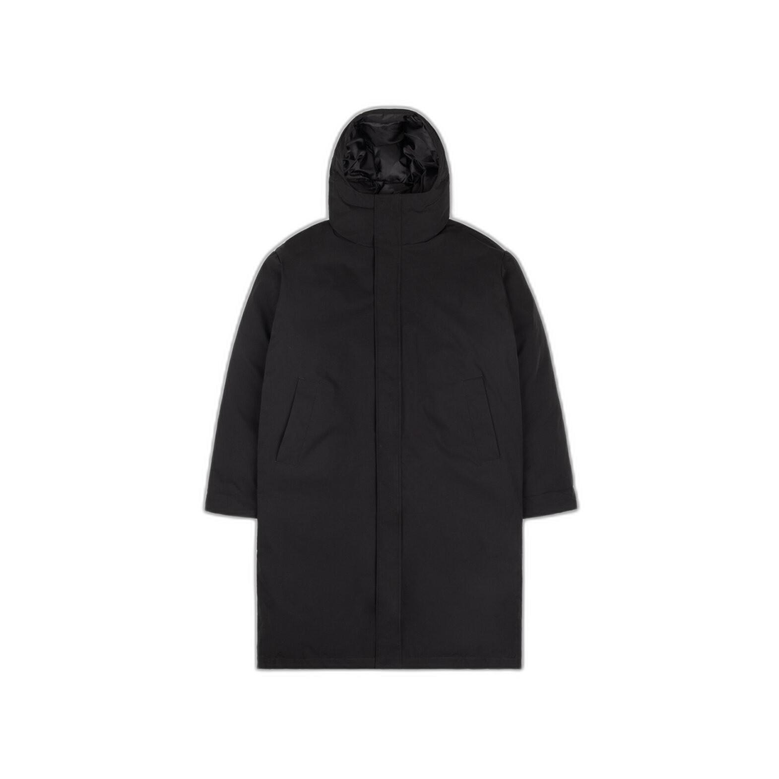 Revolution lange windfeste daunenjacke