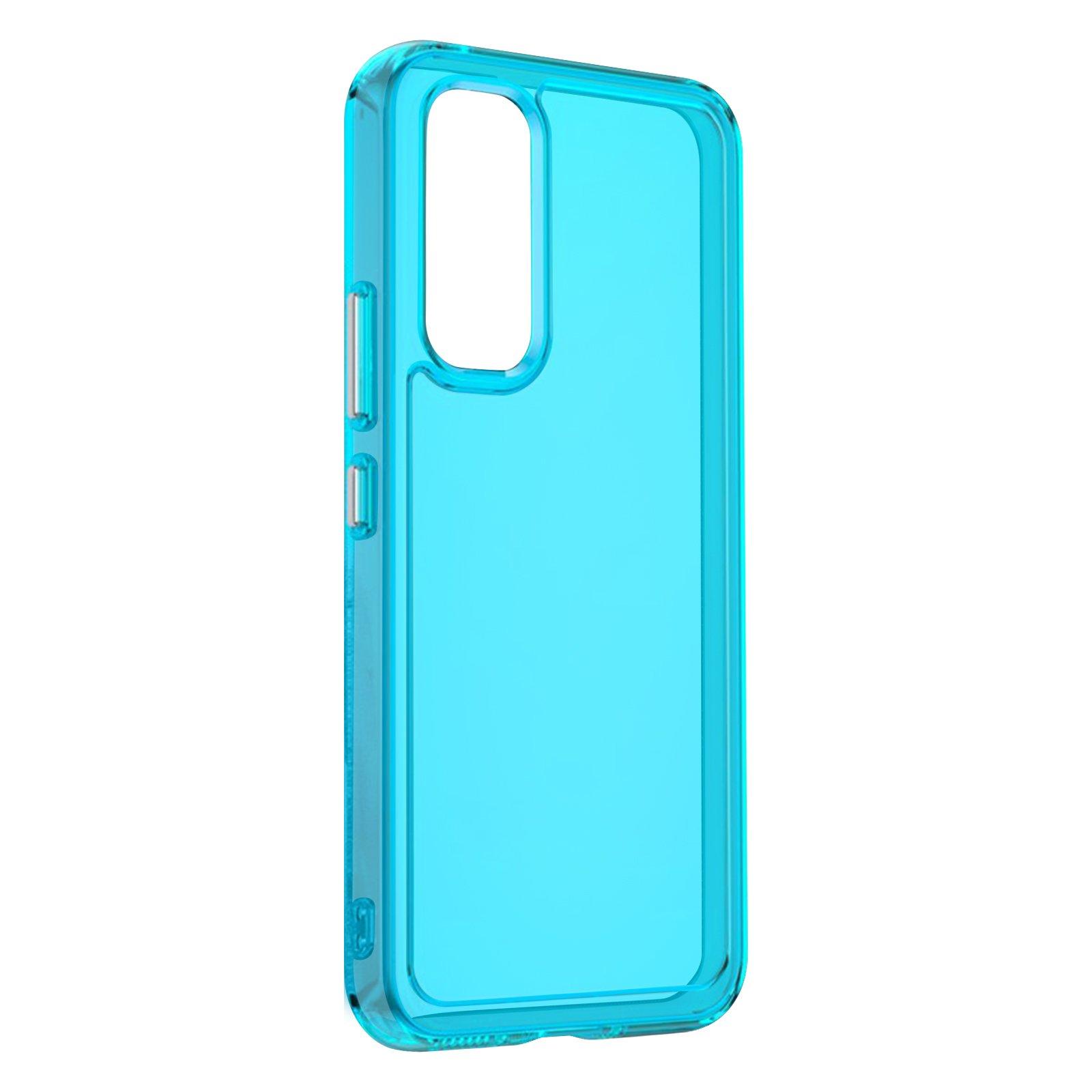 Avizar Hülle Galaxy A54 5G Blau Transparent