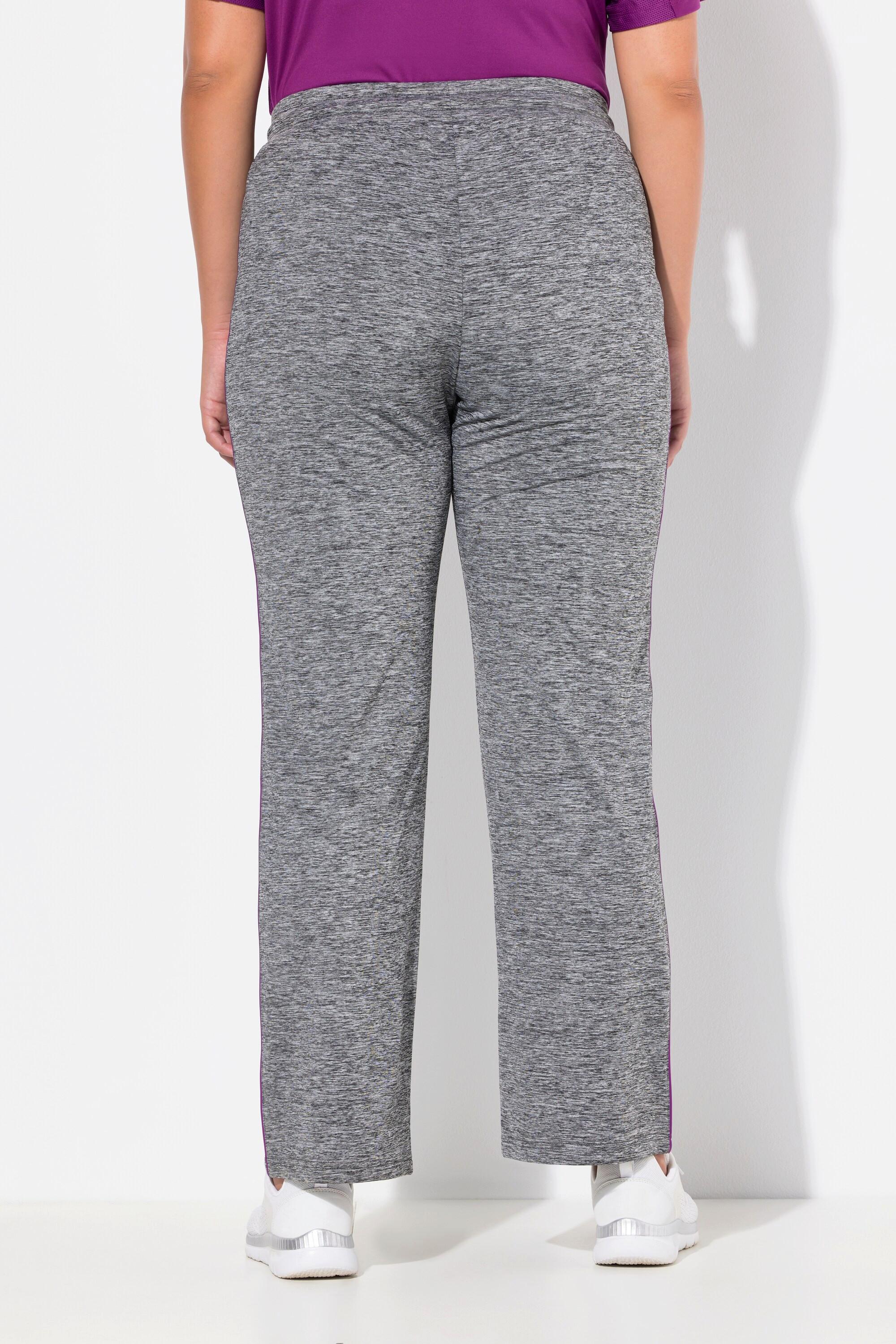 Ulla Popken Funktions-Jogginghose, schnelltrocknend, Zipptasche