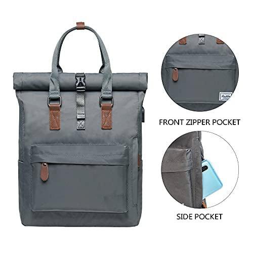 Only-bags.store Rucksack Schöne und durchdachte Daypack-Handtasche mit Laptop-Fach für Schule, Reisen, Universität