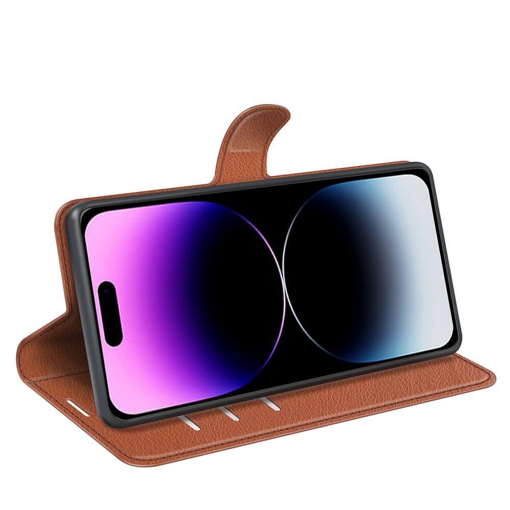 Cover-Discount iPhone 15 Pro - Leder Etui Hülle