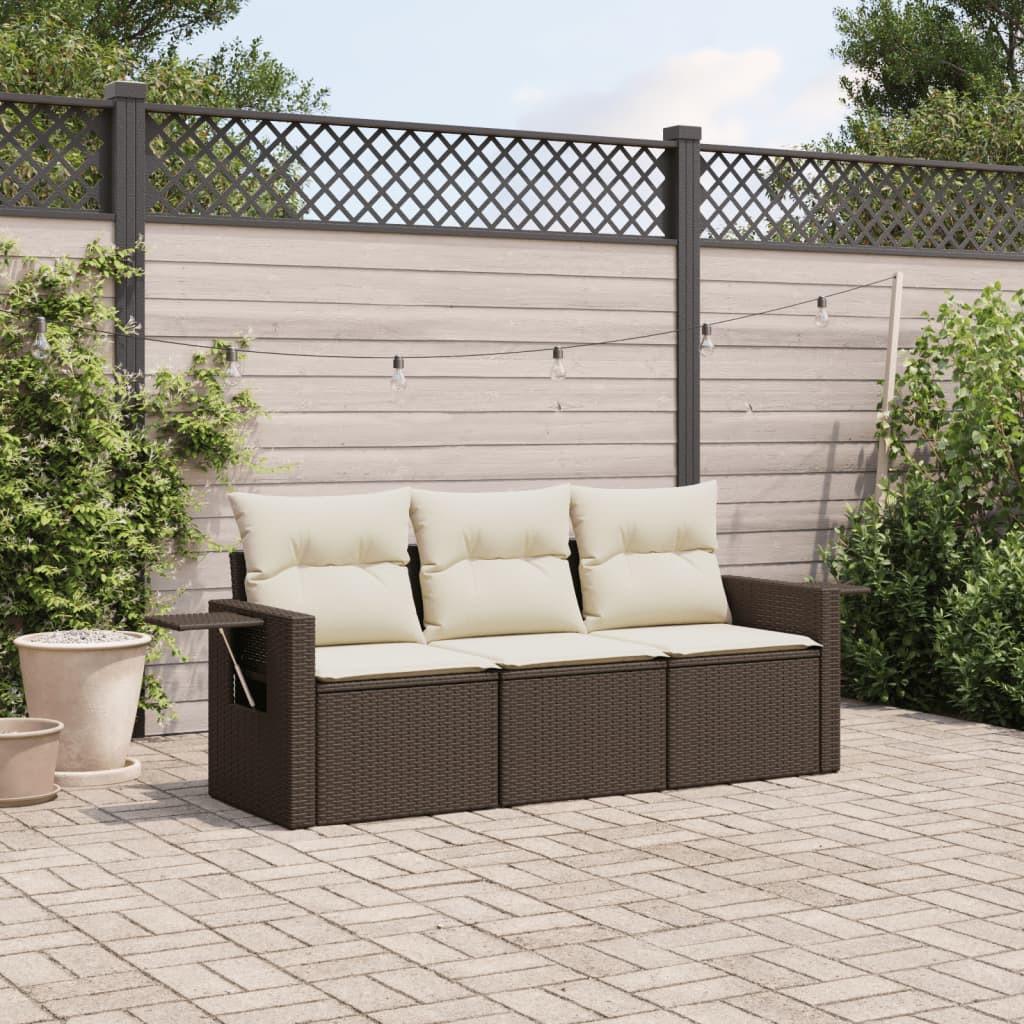 VidaXL Garten sofagarnitur poly-rattan