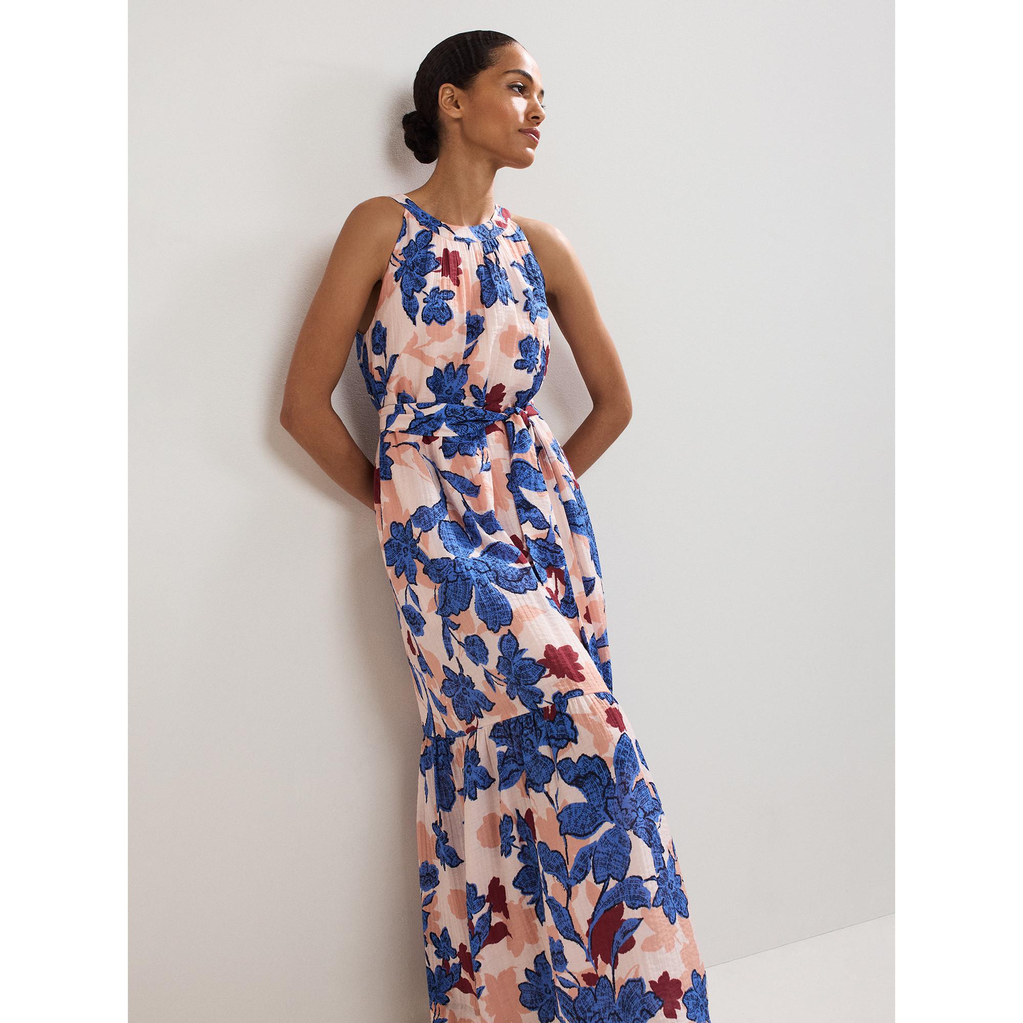 Phase Eight Ärmelloses Florales Maxikleid