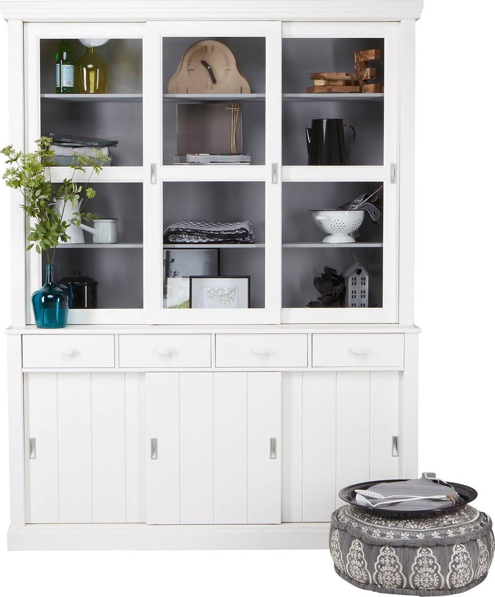 mutoni Buffetschrank Lagos Kiefer FSC 214x166 weiss