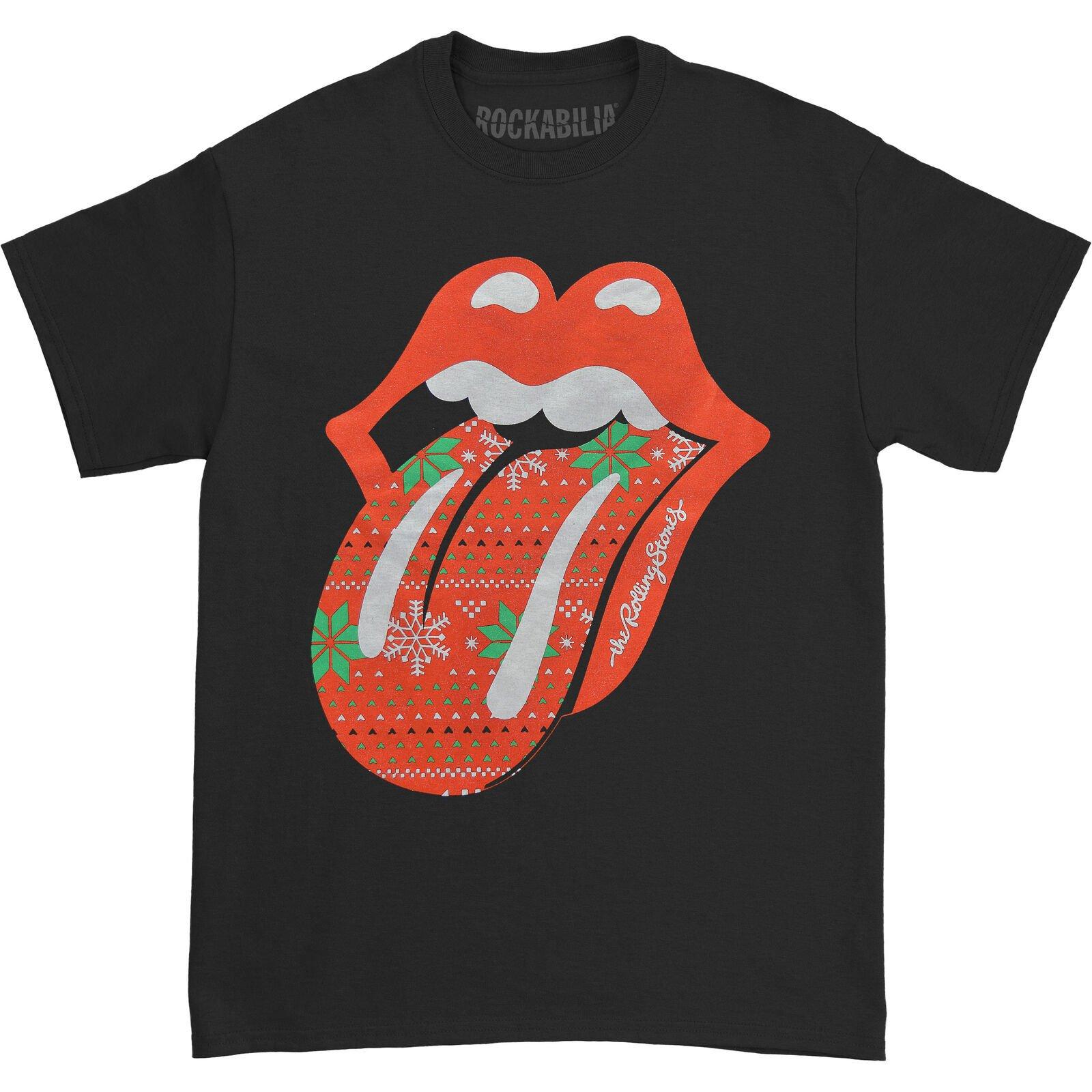 The Rolling Stones Weihnachtliches Design T-Shirt