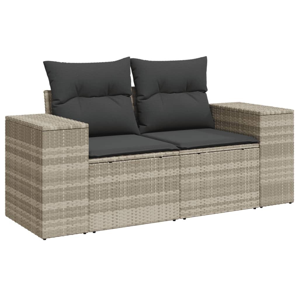 VidaXL Gartensofa poly-rattan