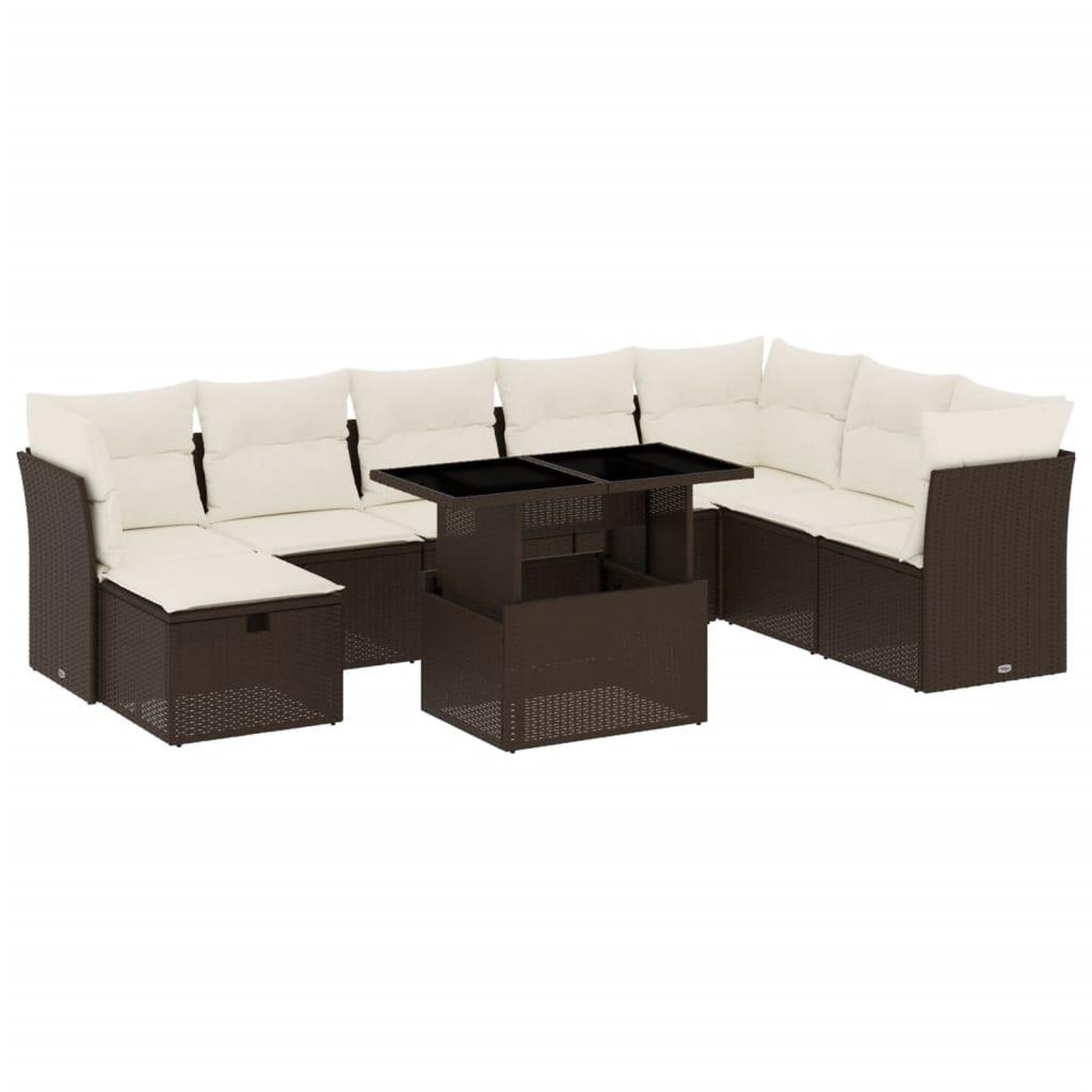 VidaXL Garten sofagarnitur poly-rattan