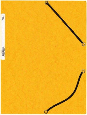 BÜROLINE BÜROLINE Gummibandmappe A4 460698 gelb, Karton