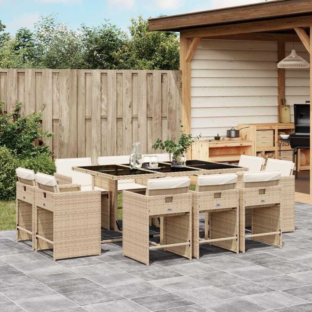 VidaXL Garten essgruppe poly-rattan