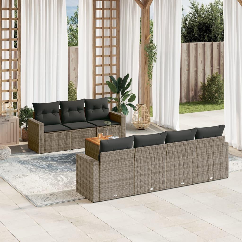 VidaXL Garten sofagarnitur poly-rattan