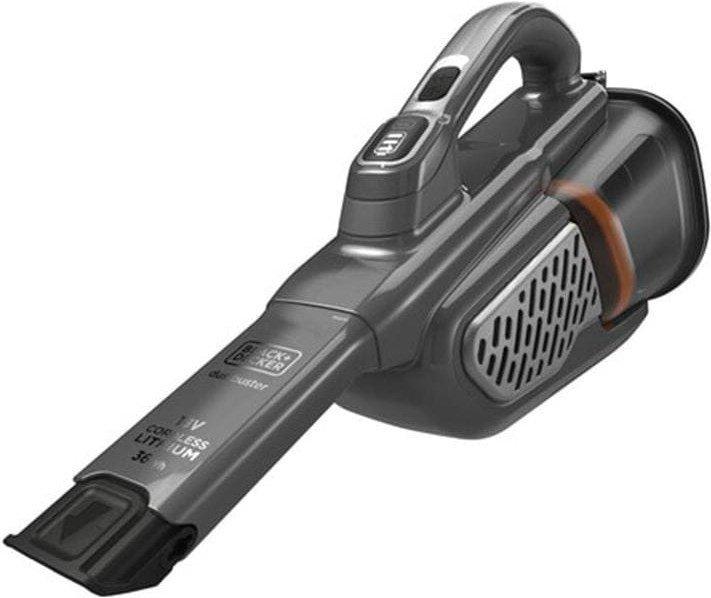 BLACK+DECKER BLACK+DECKER Akku-Handsauger 36 Wh 18 V Lithium Titanium, Silber, Schwarz