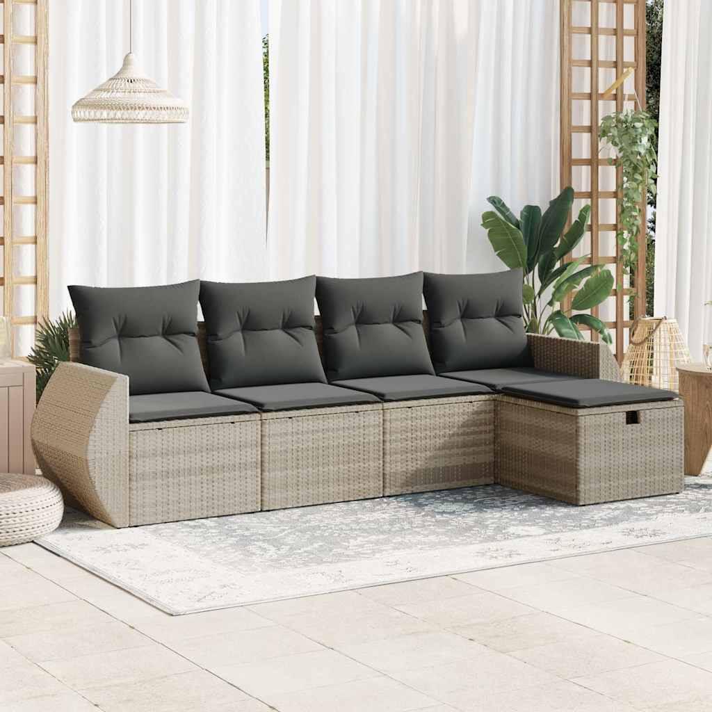 VidaXL Gartensofa set poly-rattan