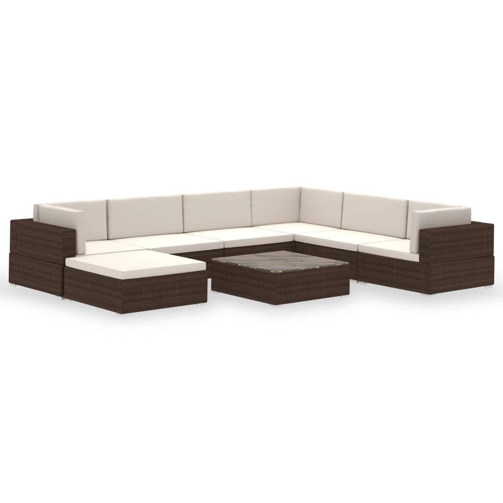 VidaXL Gartenmöbel set poly-rattan