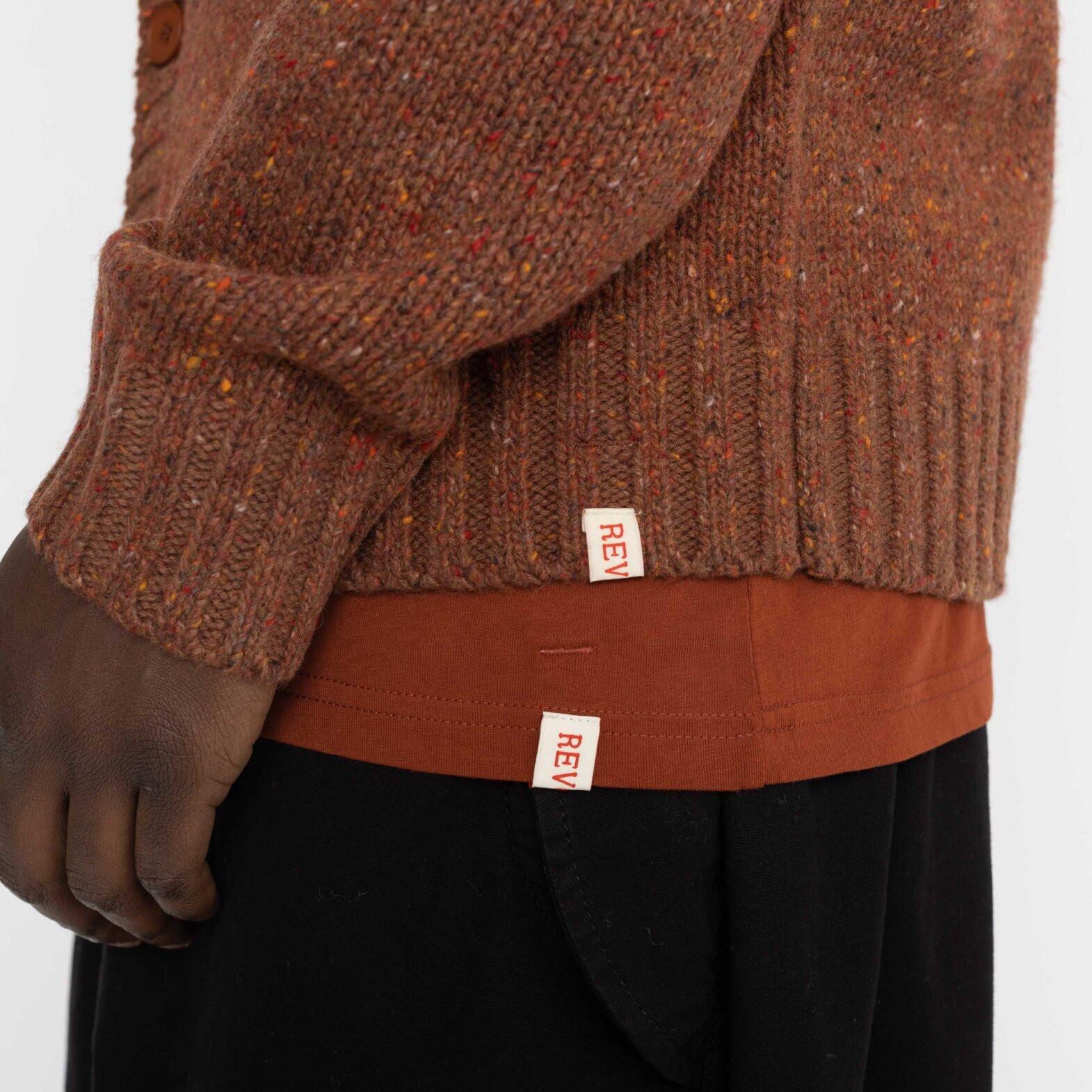 Revolution strickjacke aus nope-garn