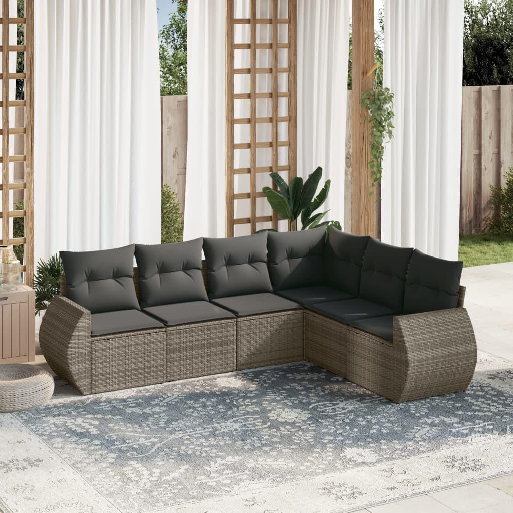 VidaXL Garten sofagarnitur poly-rattan