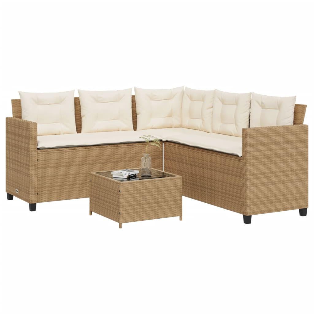 VidaXL Gartensofa poly-rattan
