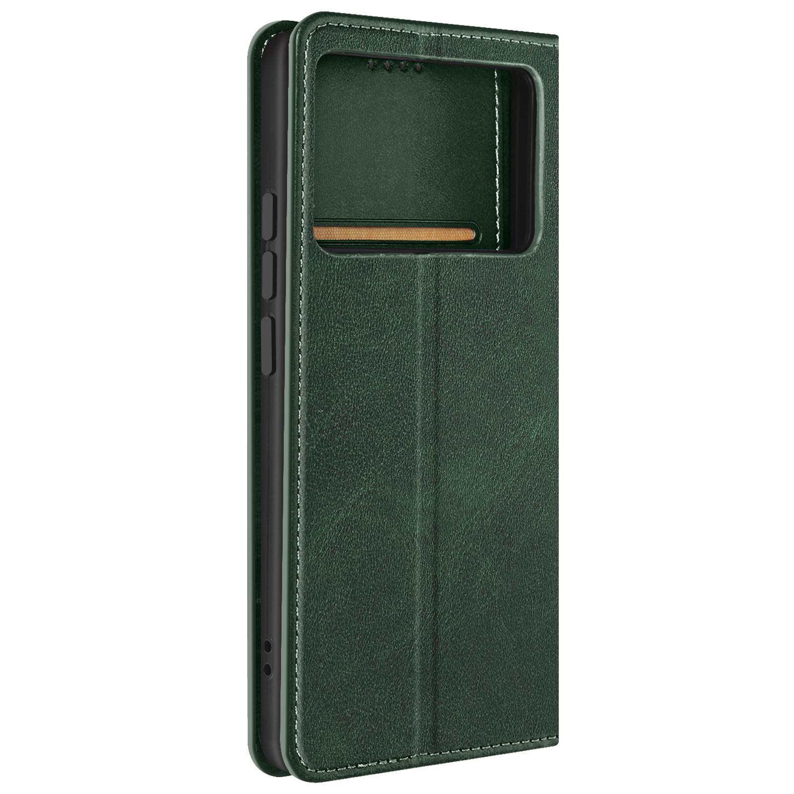 Avizar Xiaomi Poco X6 Pro Wallet Hülle Grün