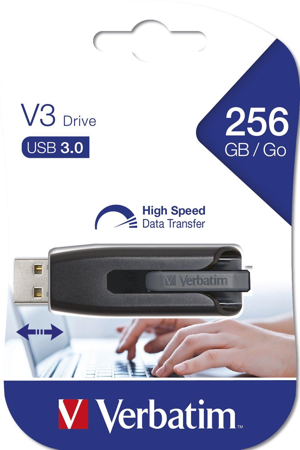 Verbatim VERBATIM Store n Go Drive V3 256GB 49168 USB 3.0 black