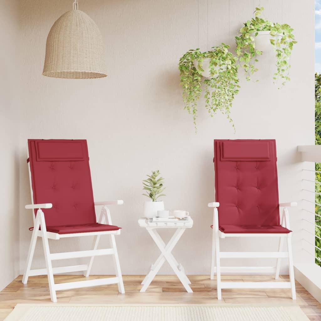 VidaXL Gartenstuhlauflage für hochlehner gewebe