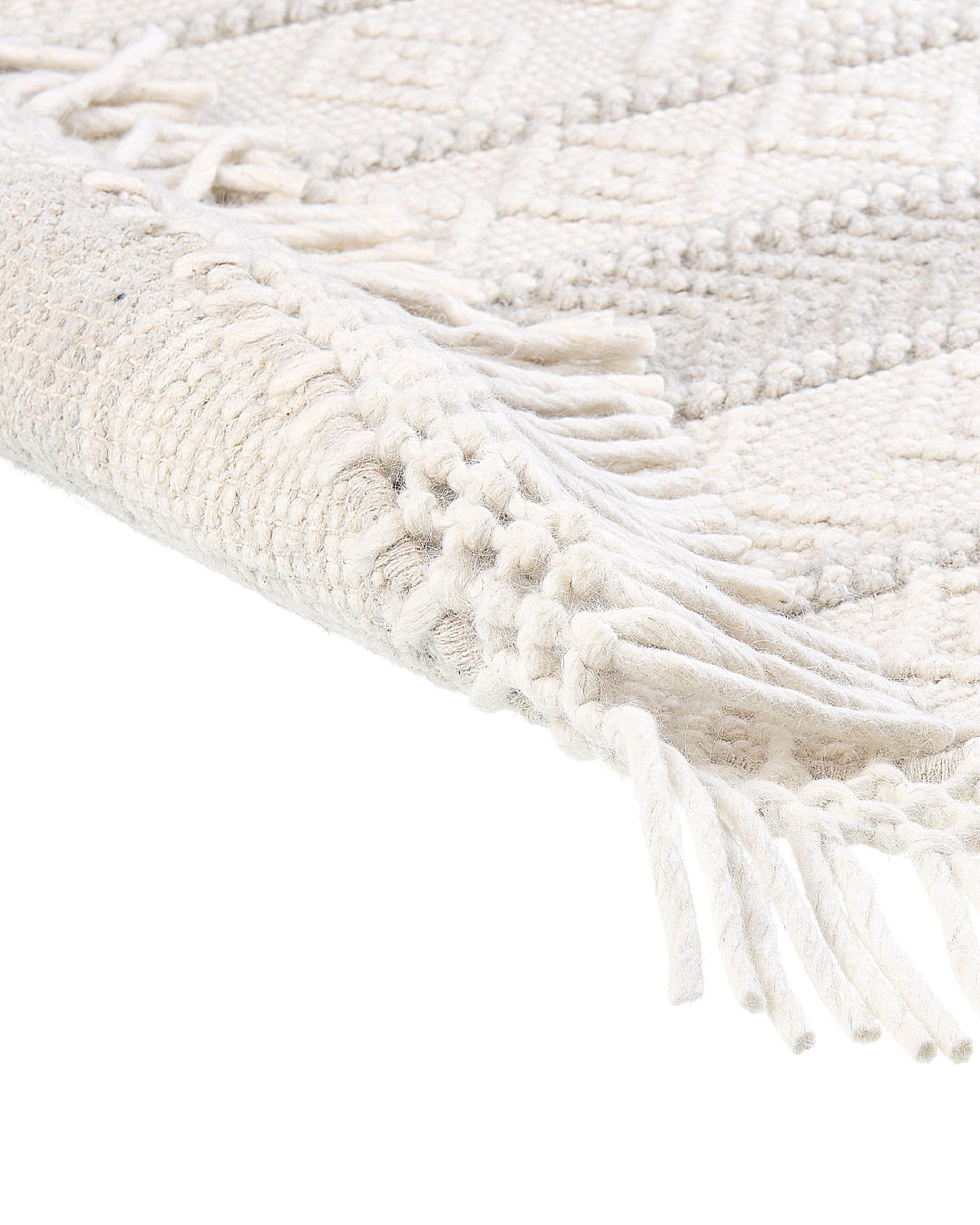 Beliani Teppich aus Wolle Boho BALTALAR