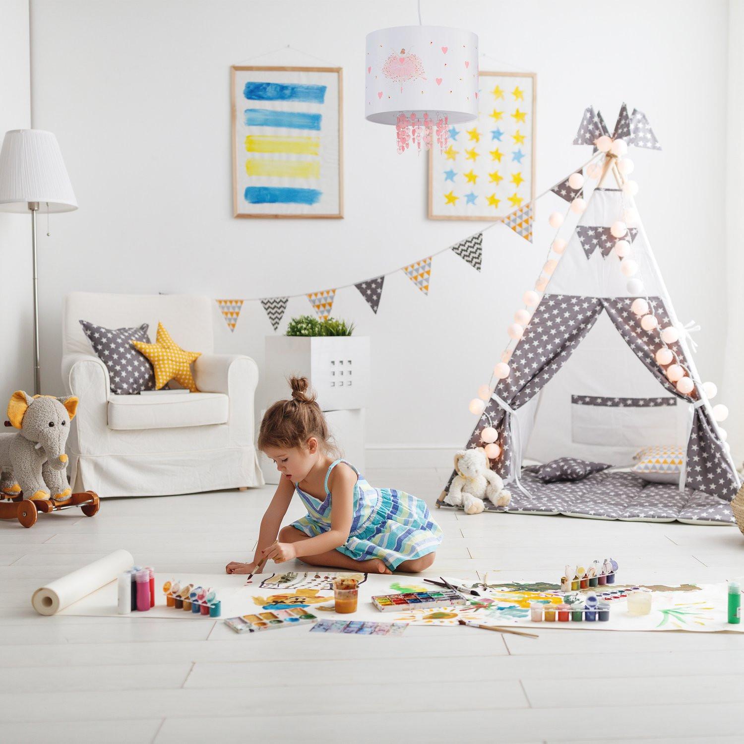 B2X Hängelampe für Kinderzimmer Ballerina