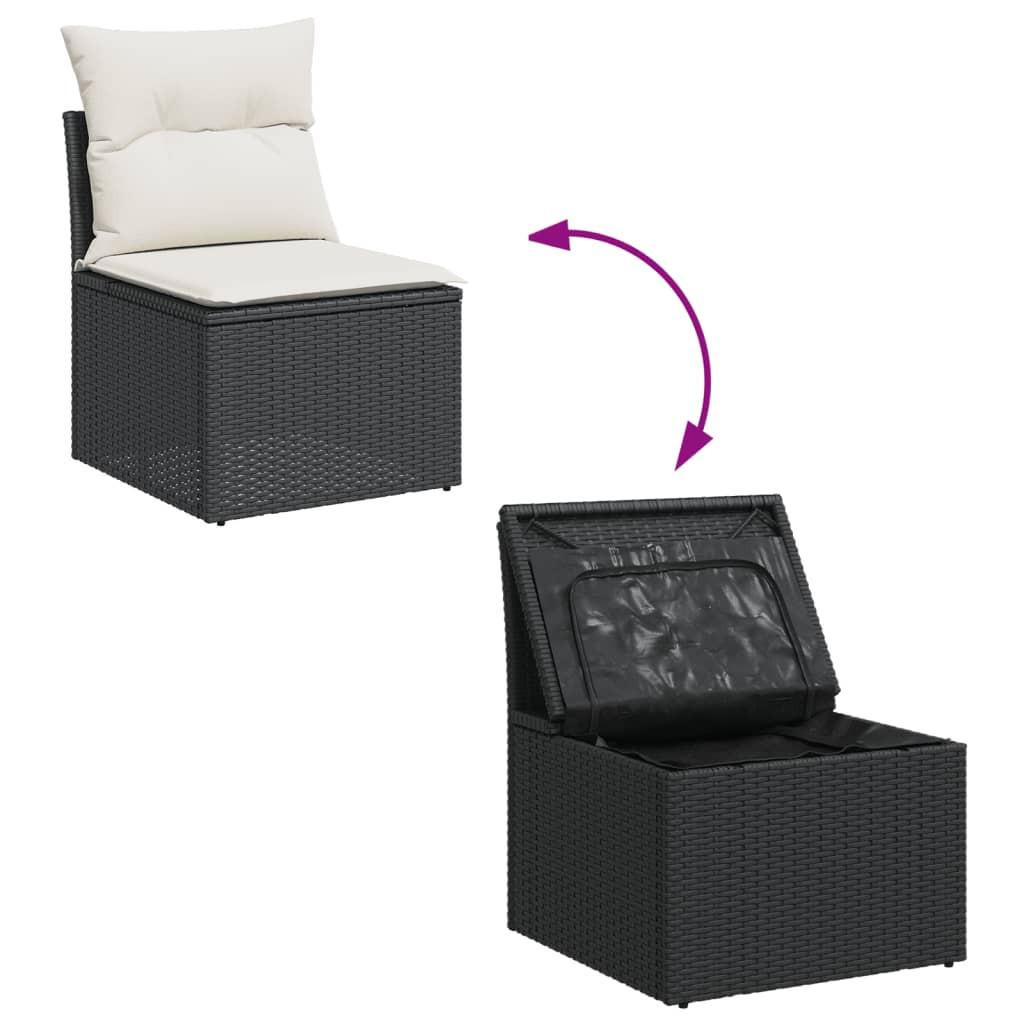 VidaXL Garten sofagarnitur poly-rattan
