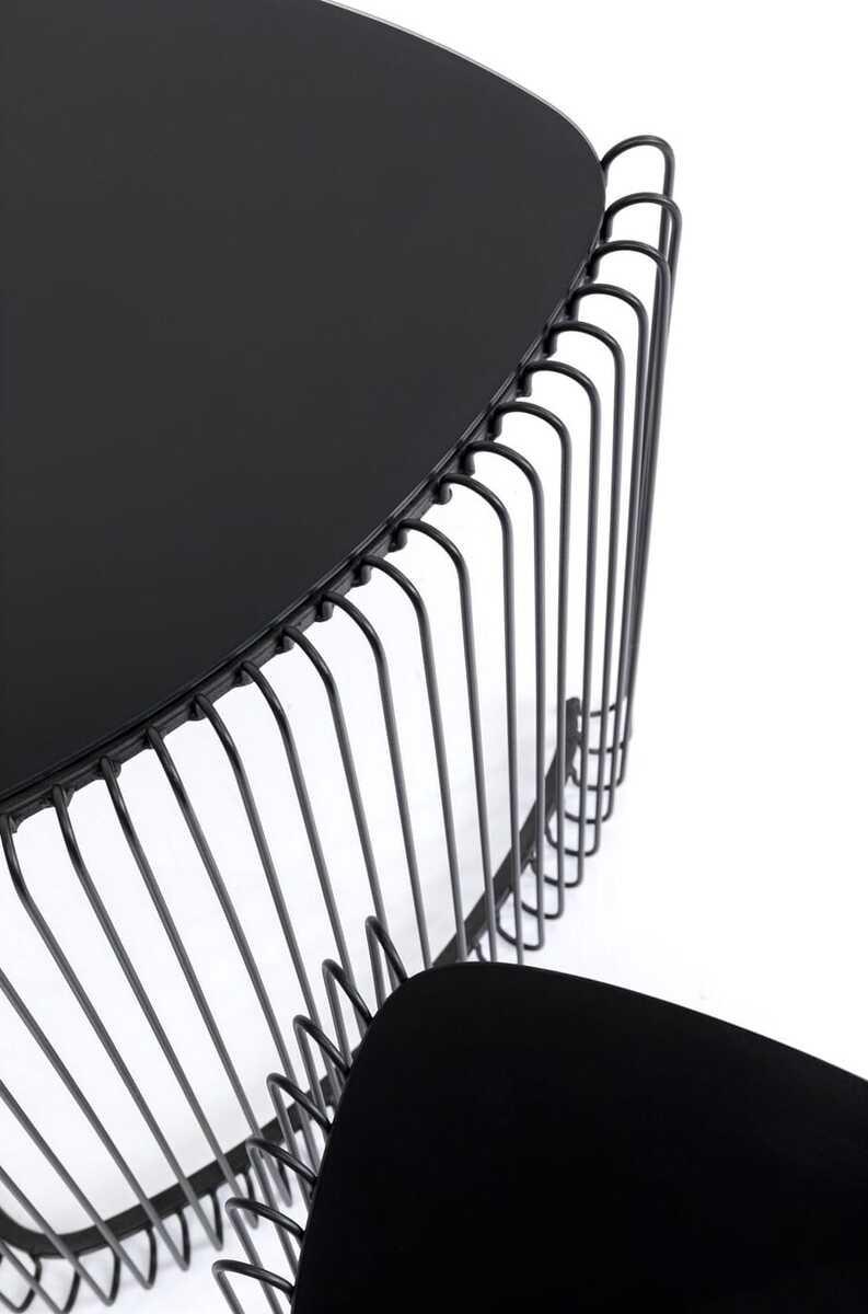 KARE Design Beistelltisch Wire Triangle (2er-Set)