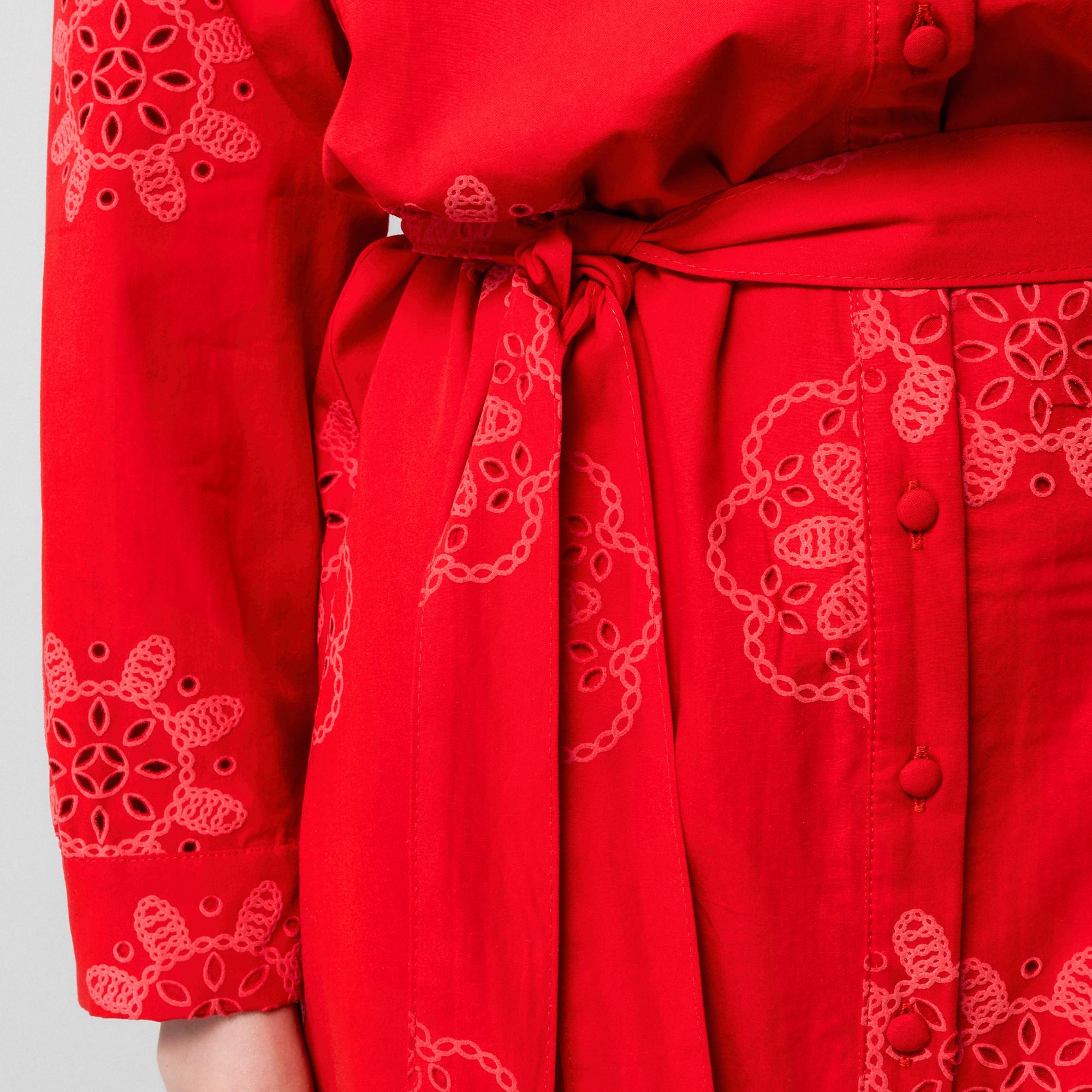 Manor Woman Freizeit Hemdblusenkleid mit Blumenmuster