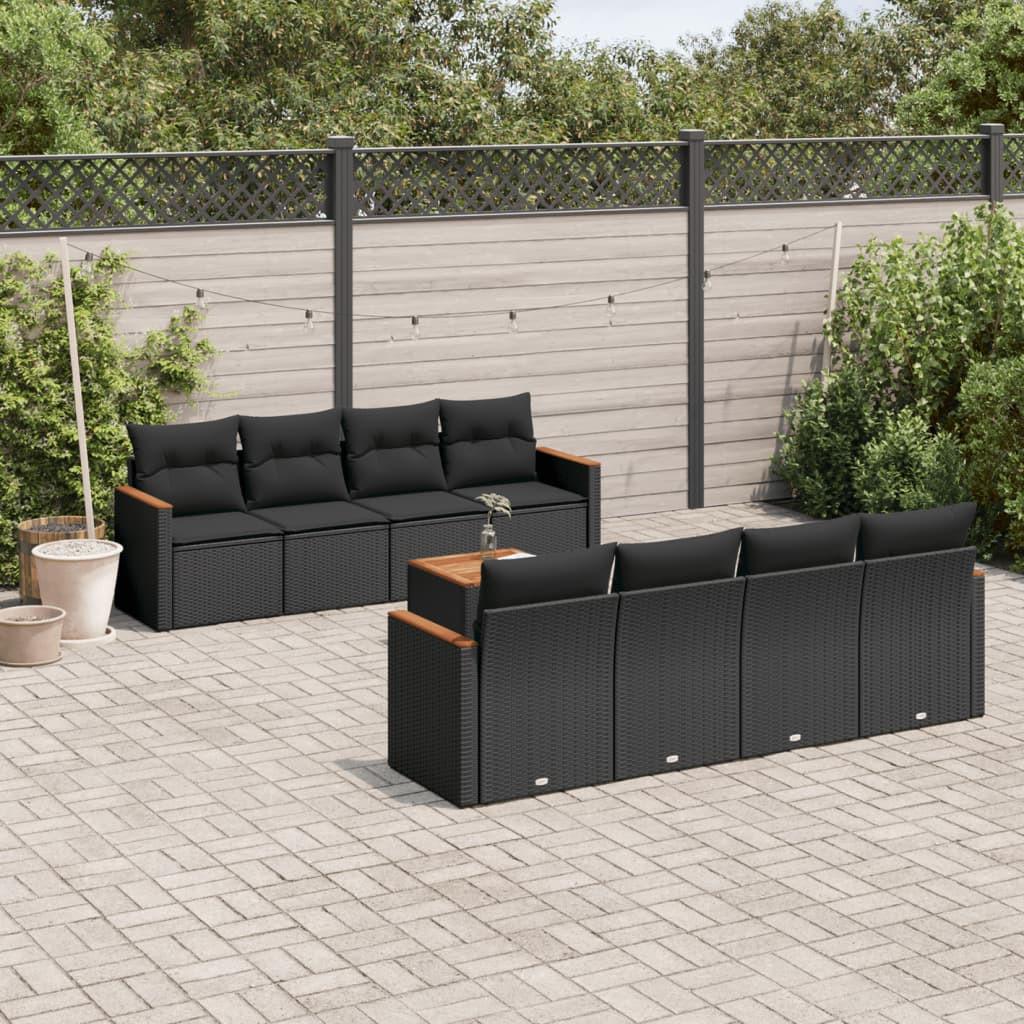 VidaXL Garten sofagarnitur poly-rattan