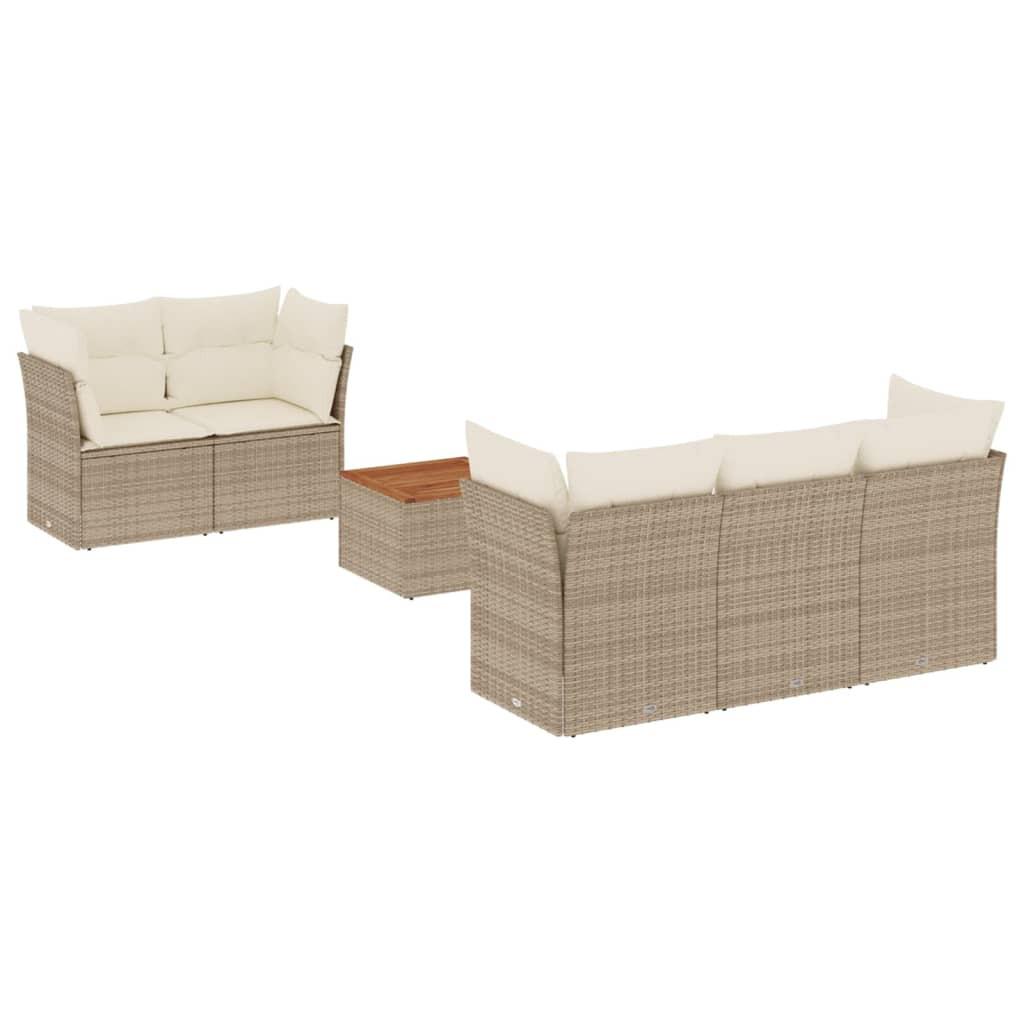 VidaXL Garten sofagarnitur poly-rattan
