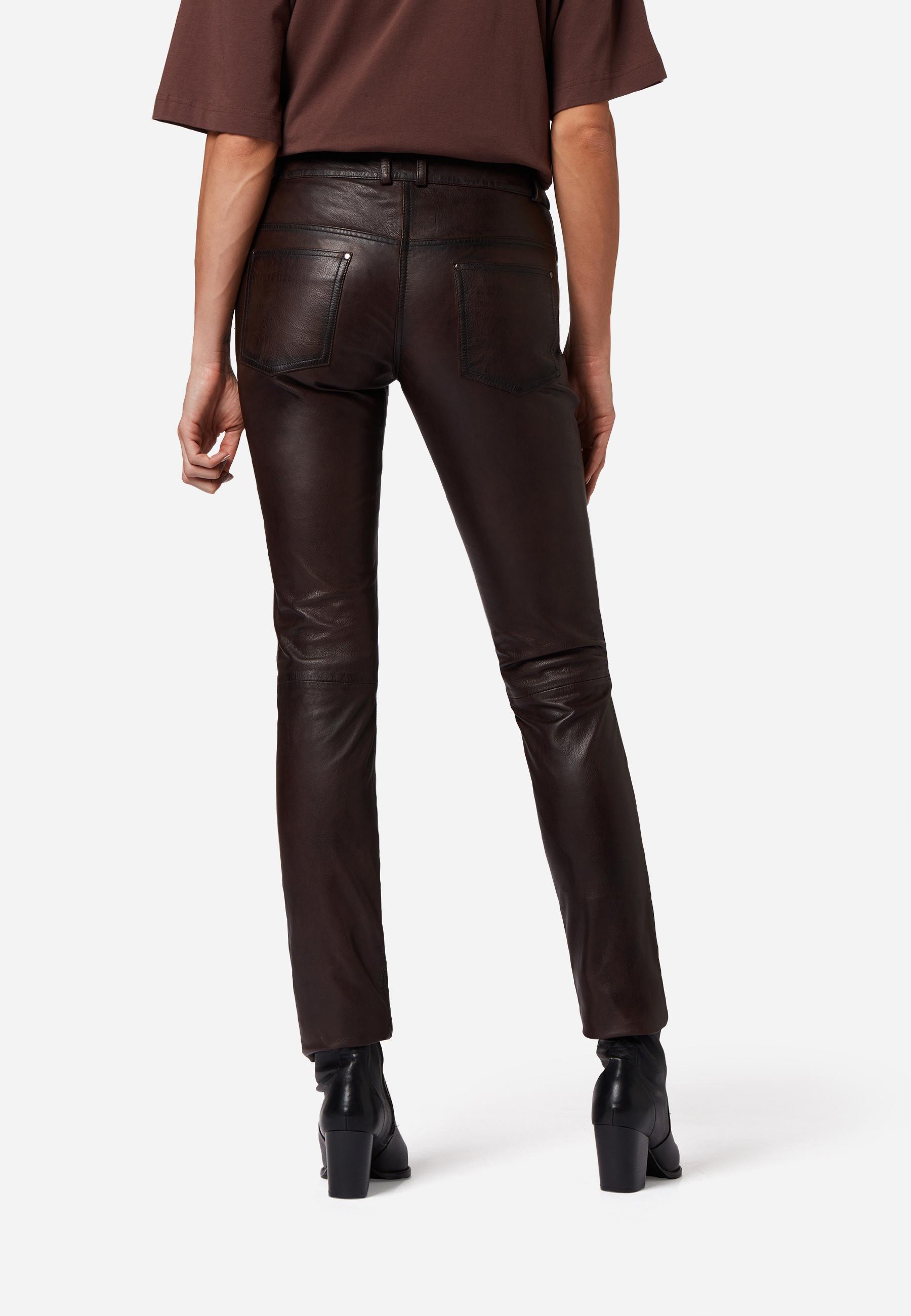 RICANO Dorin Low Waist 5 Pocket Lederhose