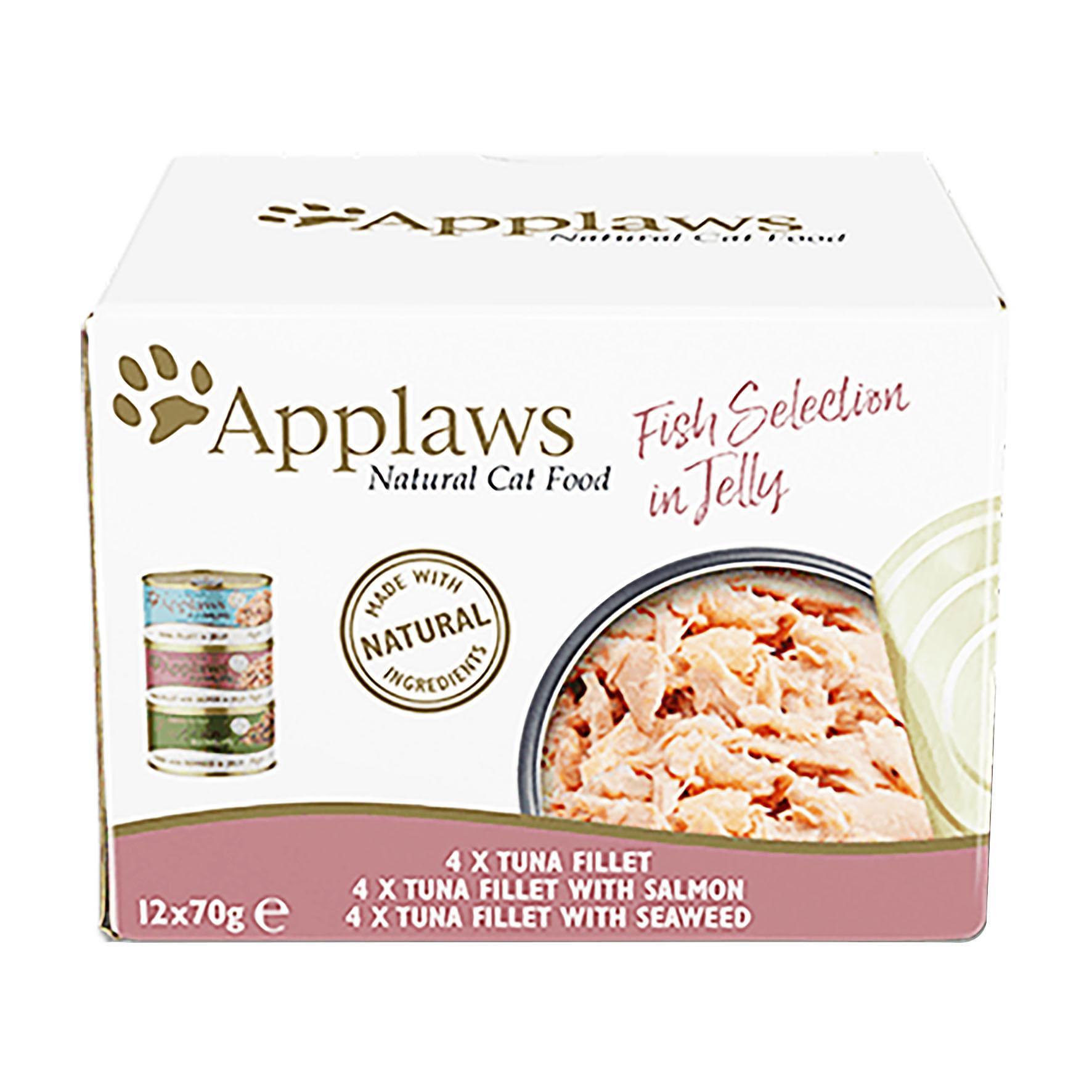 Applaws Fish Selection in Jelly, 12x70g