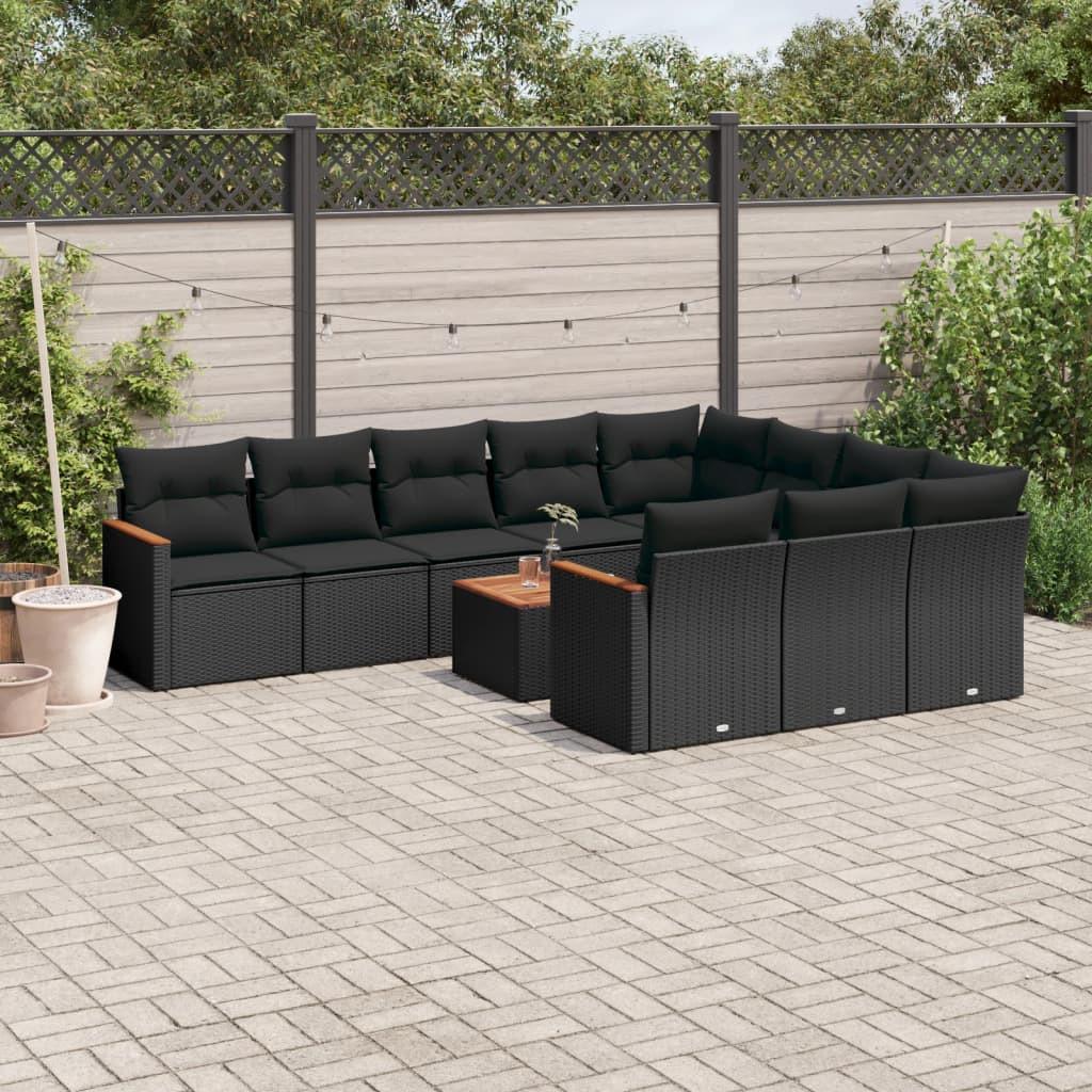 VidaXL Garten sofagarnitur poly-rattan