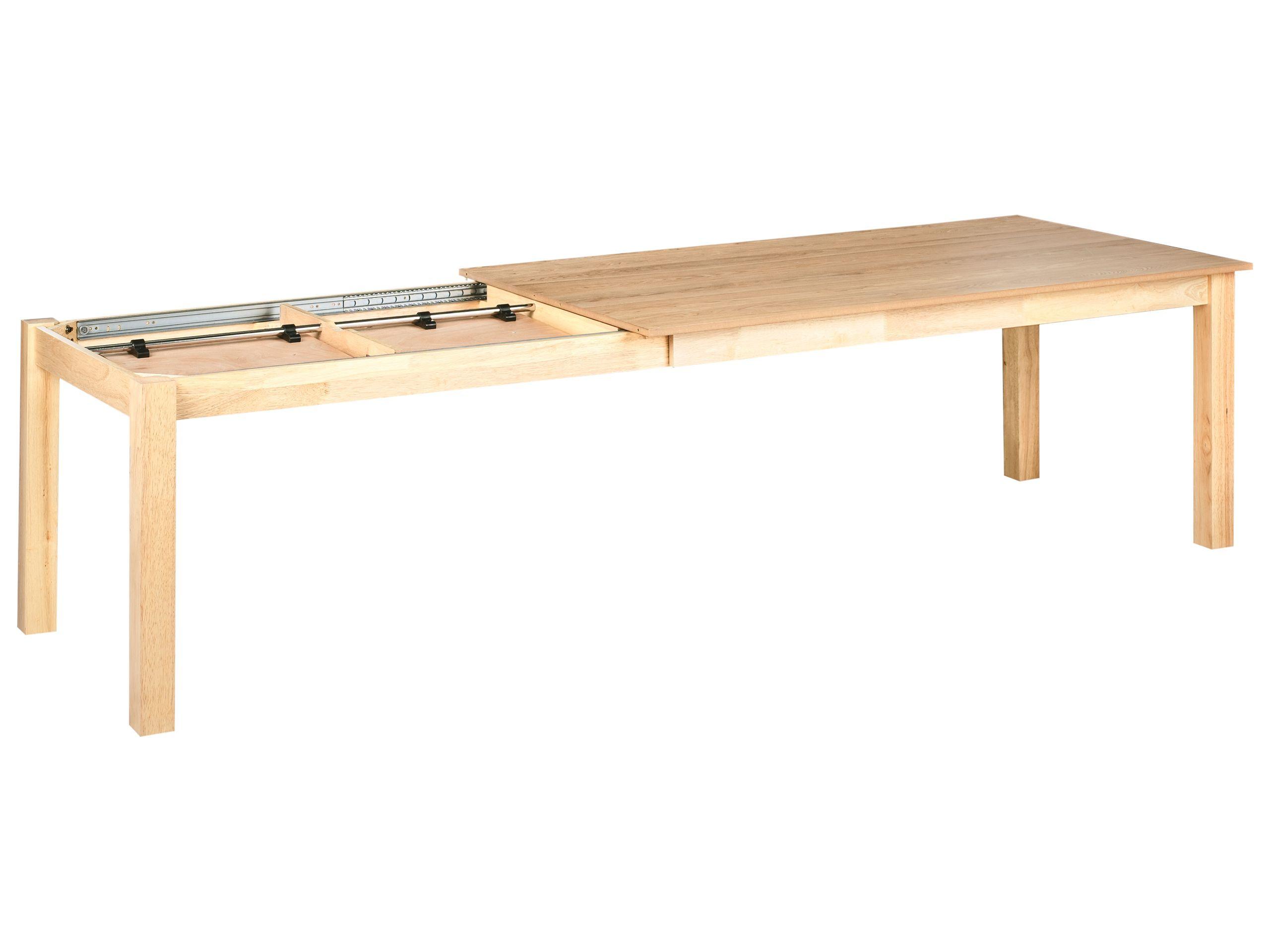 Beliani Ausziehbarer Esstisch aus MDF-Platte Klassisch MADURA