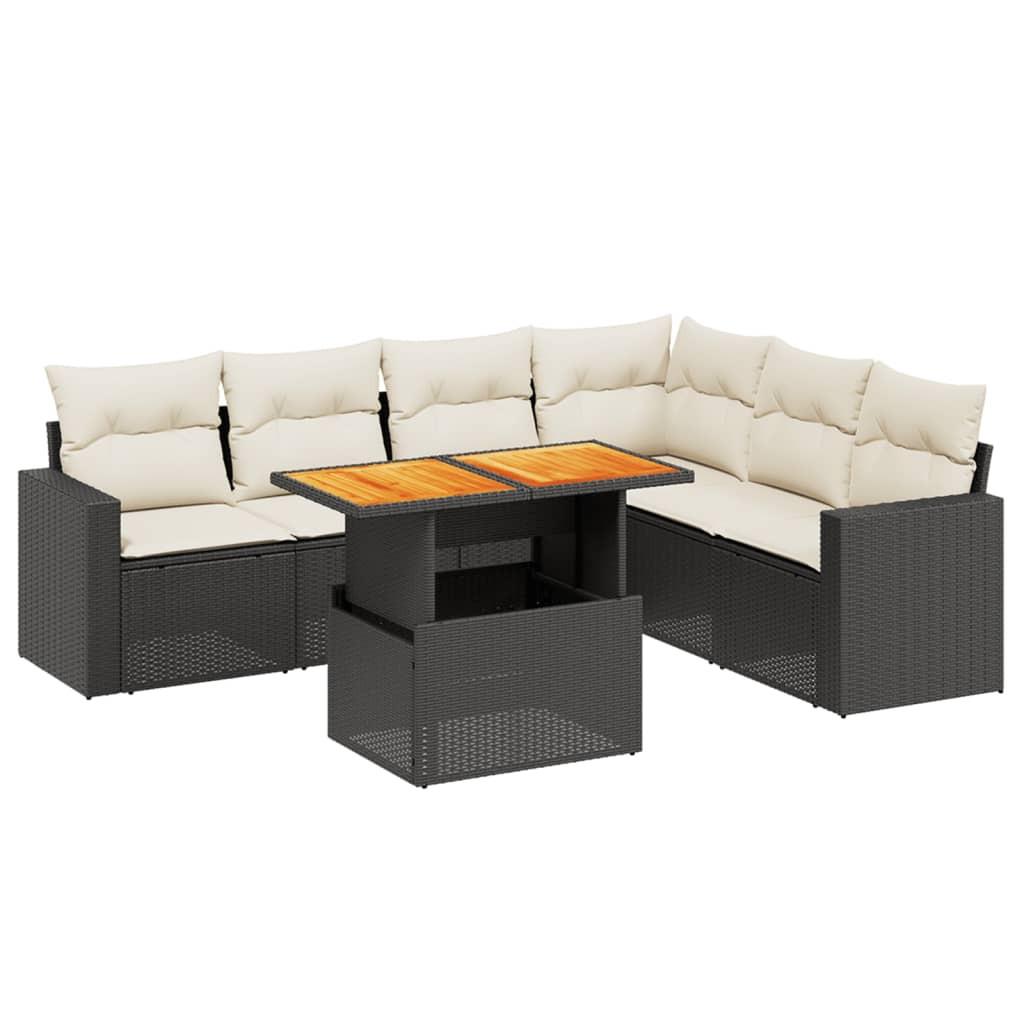 VidaXL Garten sofagarnitur poly-rattan
