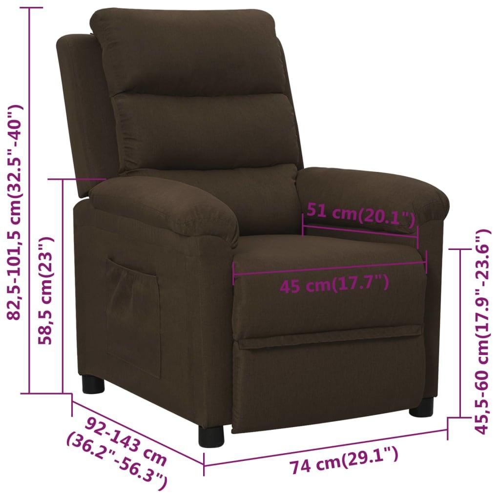 VidaXL Relaxsessel gewebe