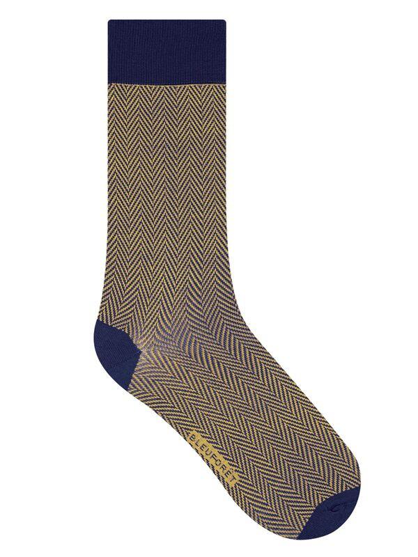 BLEU FORET Fil d'Ecrosse Chevrons