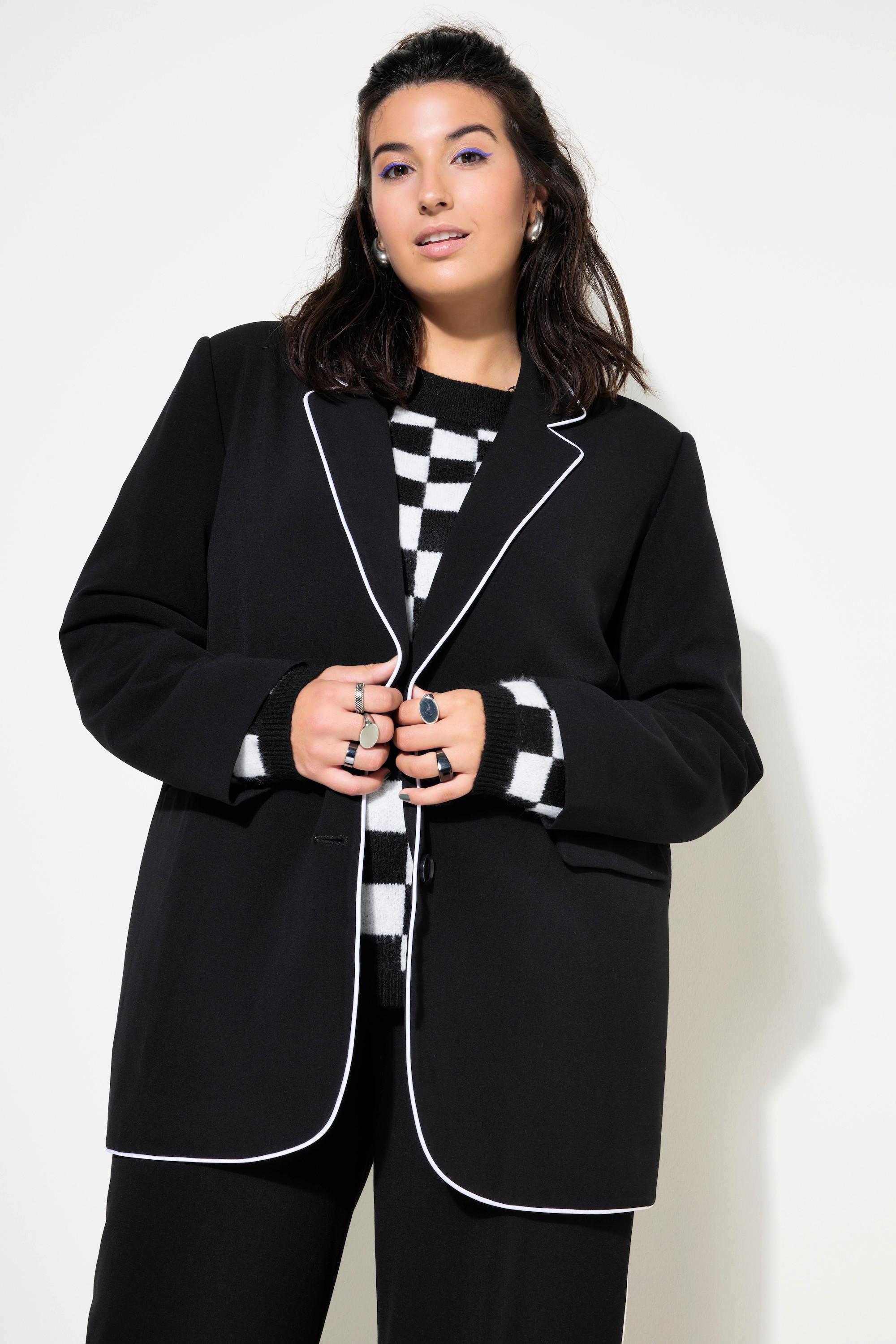 Studio Untold Blazer, Oversize Shape, Piping