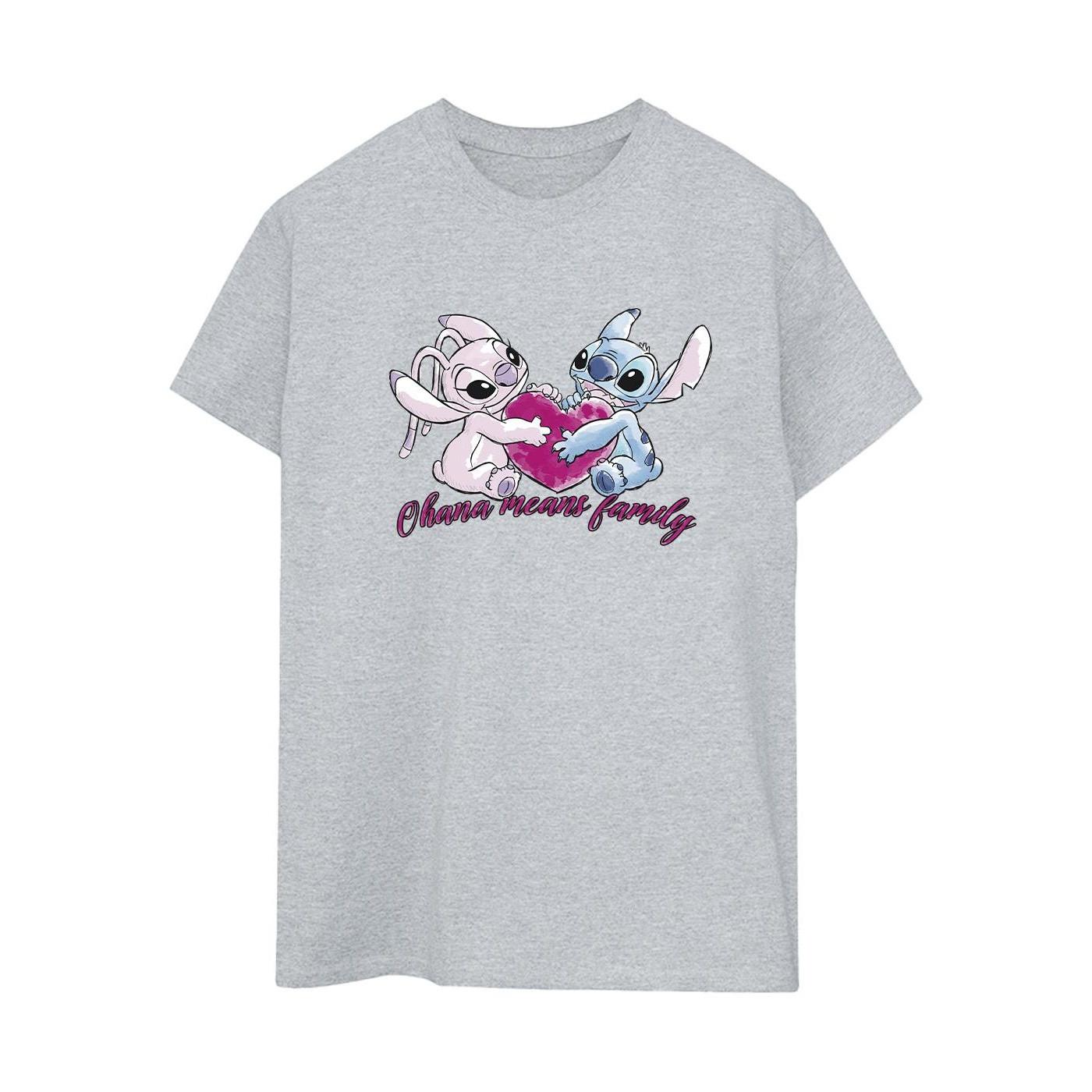 Disney Ohana Bedrucktes T-Shirt