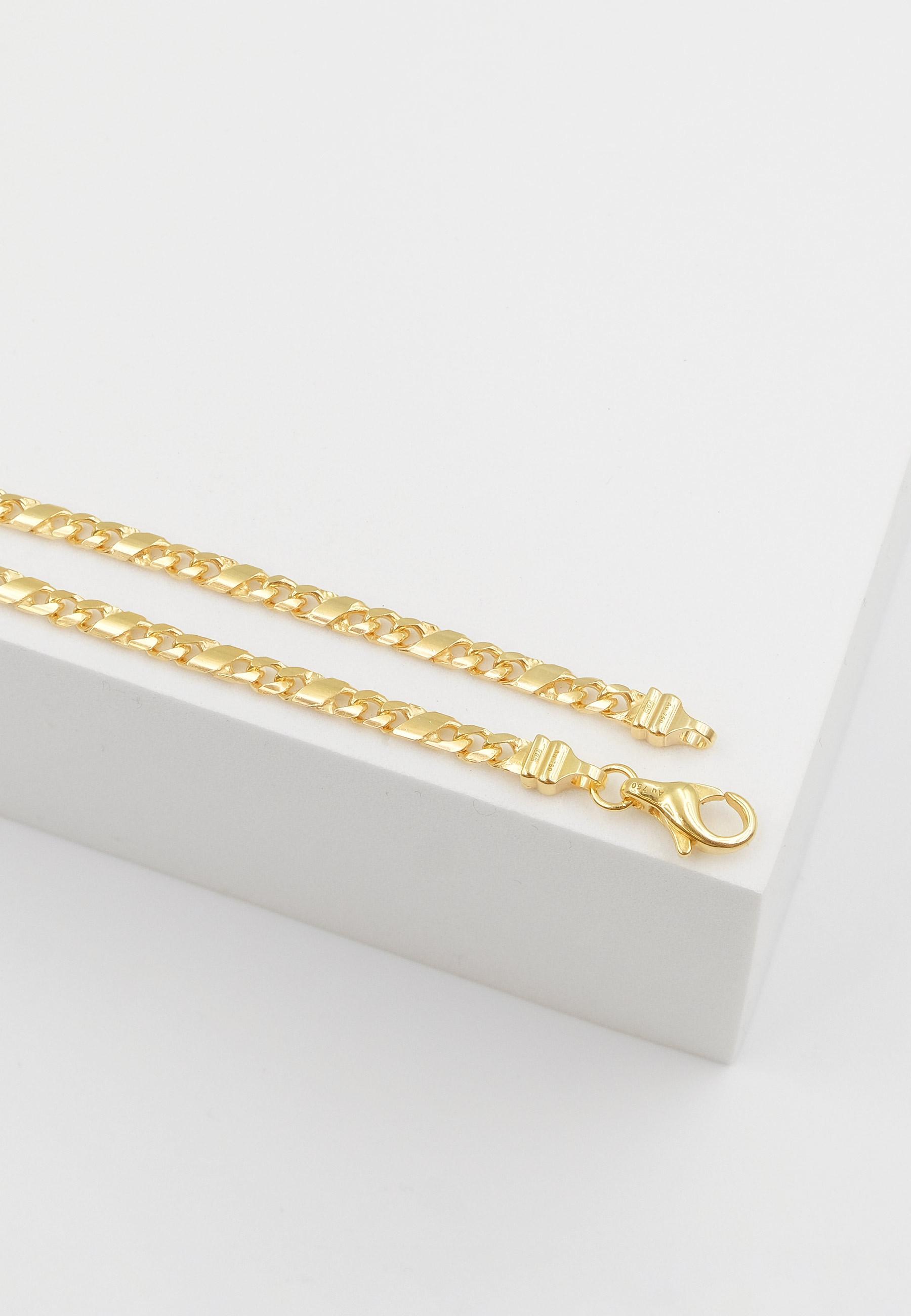 MUAU Schmuck Bracelet 8er-Kette Gelbgold 750, 3.2mm, 19cm