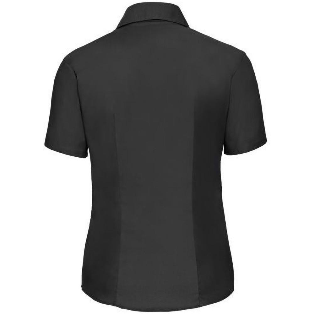 Russell Easy Care Oxford Kurzarm Bluse