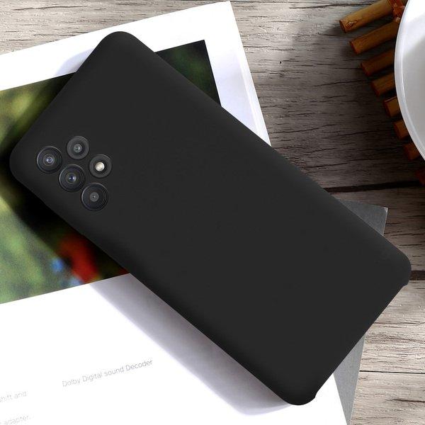 Avizar Soft Touch Hülle Galaxy A72 Schwarz