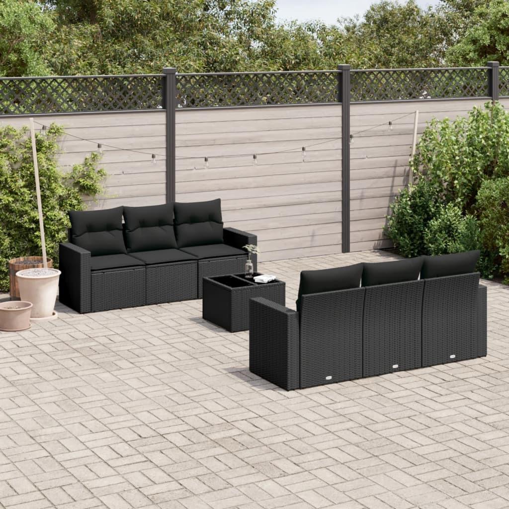 VidaXL Garten sofagarnitur poly-rattan