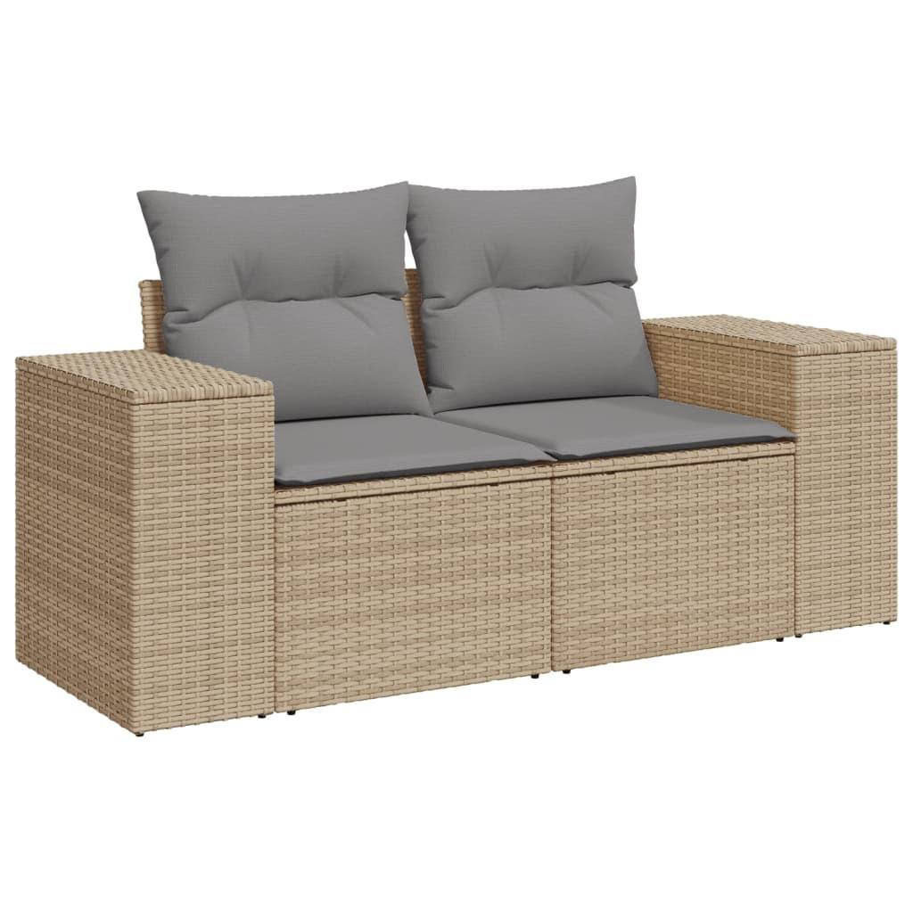 VidaXL Garten sofagarnitur poly-rattan