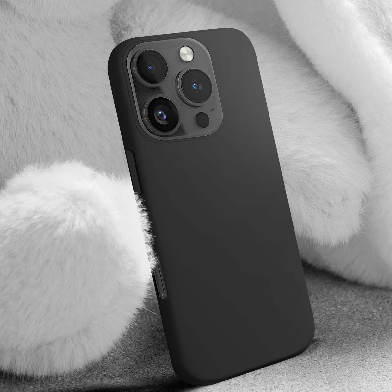 Avizar Handyhülle Apple iPhone 16 Pro Schwarz
