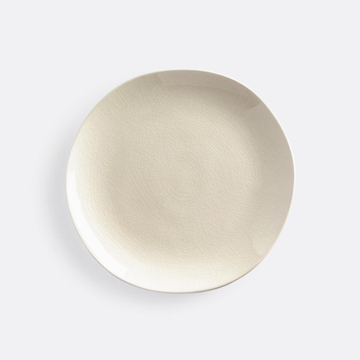 La Redoute Intérieurs 4er-Set Dessertteller Gogain mit Craquelé-Glasur