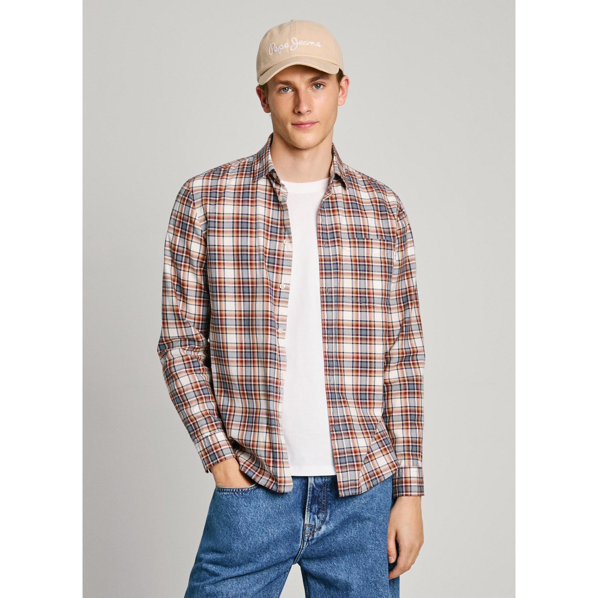 Pepe Jeans London Macberth Kariertes Regular Fit Langarmhemd